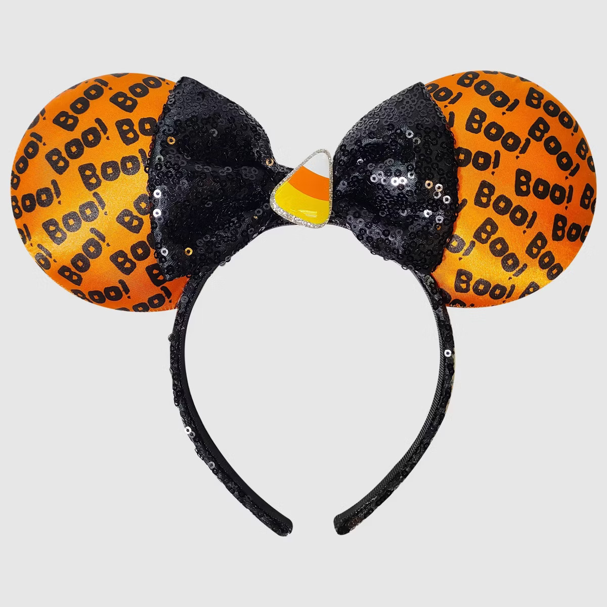 Girls' Minnie Mouse Halloween Ear Headband - Orange | Target