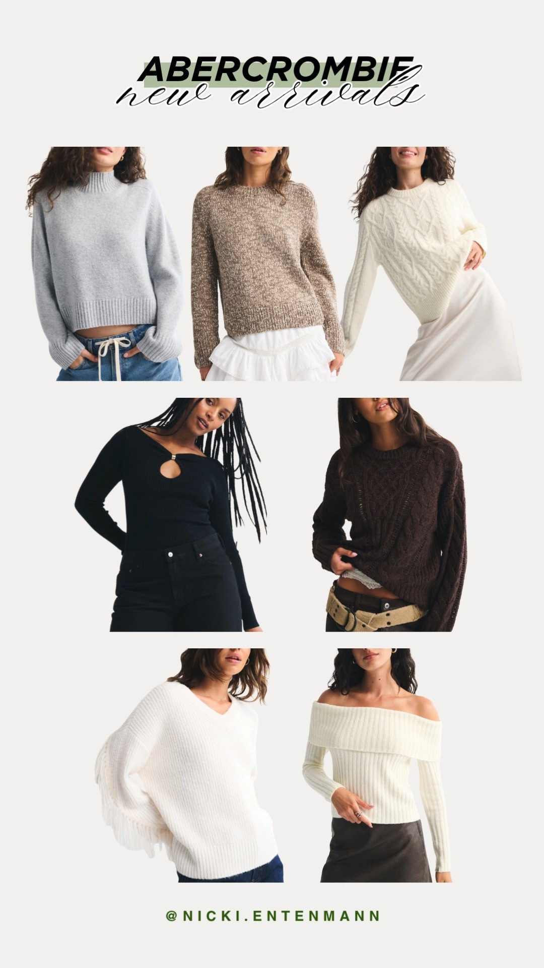 Abercrombie’s new sweaters deliver cozy charm, polished ease, and cheerful style, making everyday outfits feel fresh, versatile, and chic while turning cooler days into effortless moments of warmth and fashionable comfort.
#AbercrombieSweaters #NewArrivals #CozyStyle #WardrobeUpdate #CasualChic #FallFashion #WinterWardrobe #TrendyLooks #ClosetGoals #StyleEssentials
 

 #LTKSeasonal #LTKStyleTip #LTKTravel