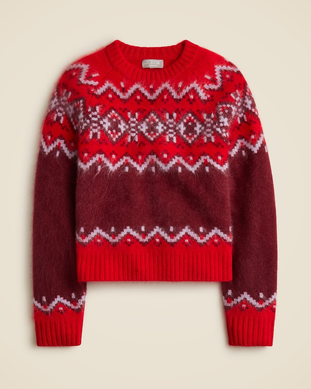 Brushed cashmere Fair Isle sweater | J. Crew US