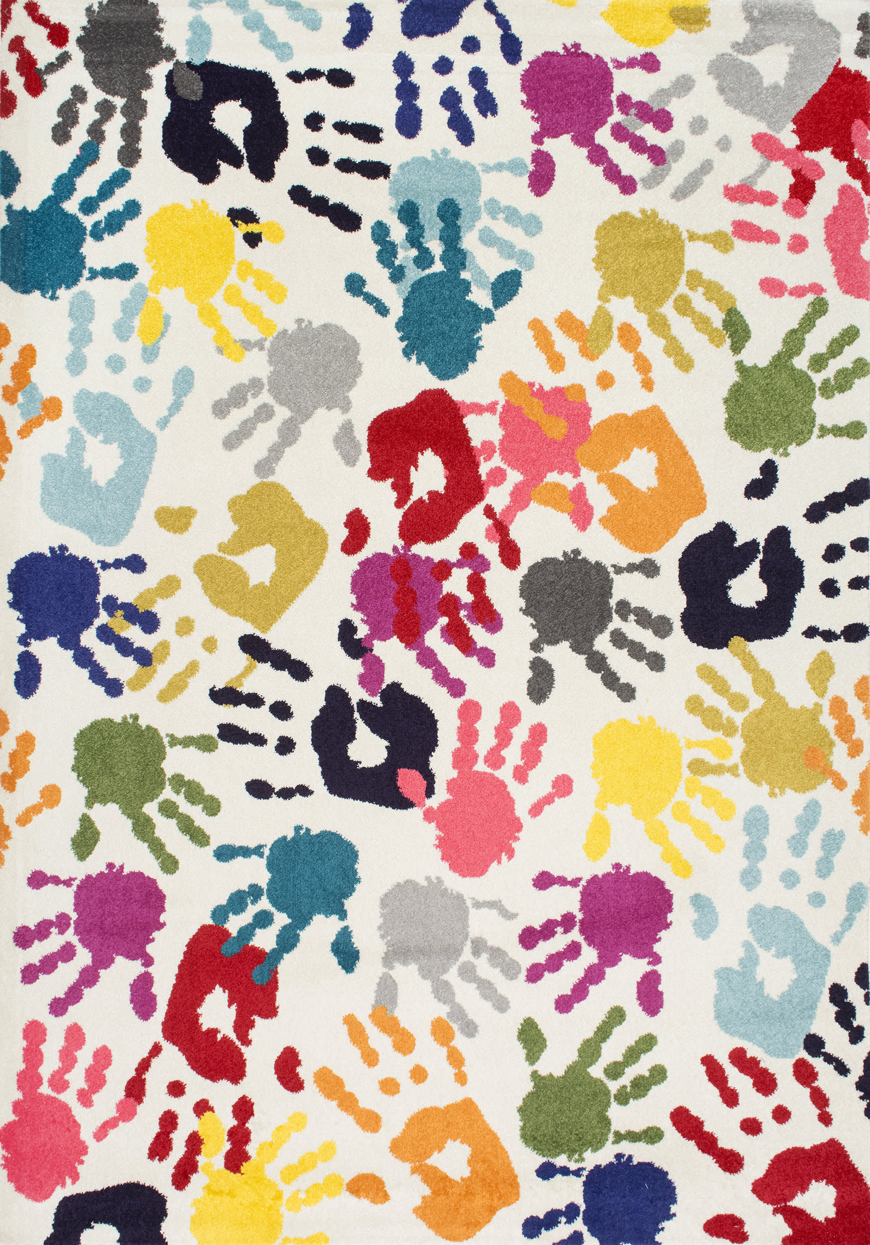 Handprint Collage | 8' x 10' rug | Rugs USA