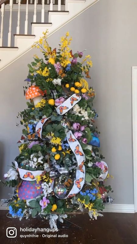 Here’s what you’ll need to recreate this fun Spring Christmas Tree.  See previous posts for DIY mushroom supplies.

#LTKhome #LTKstyletip #LTKSeasonal