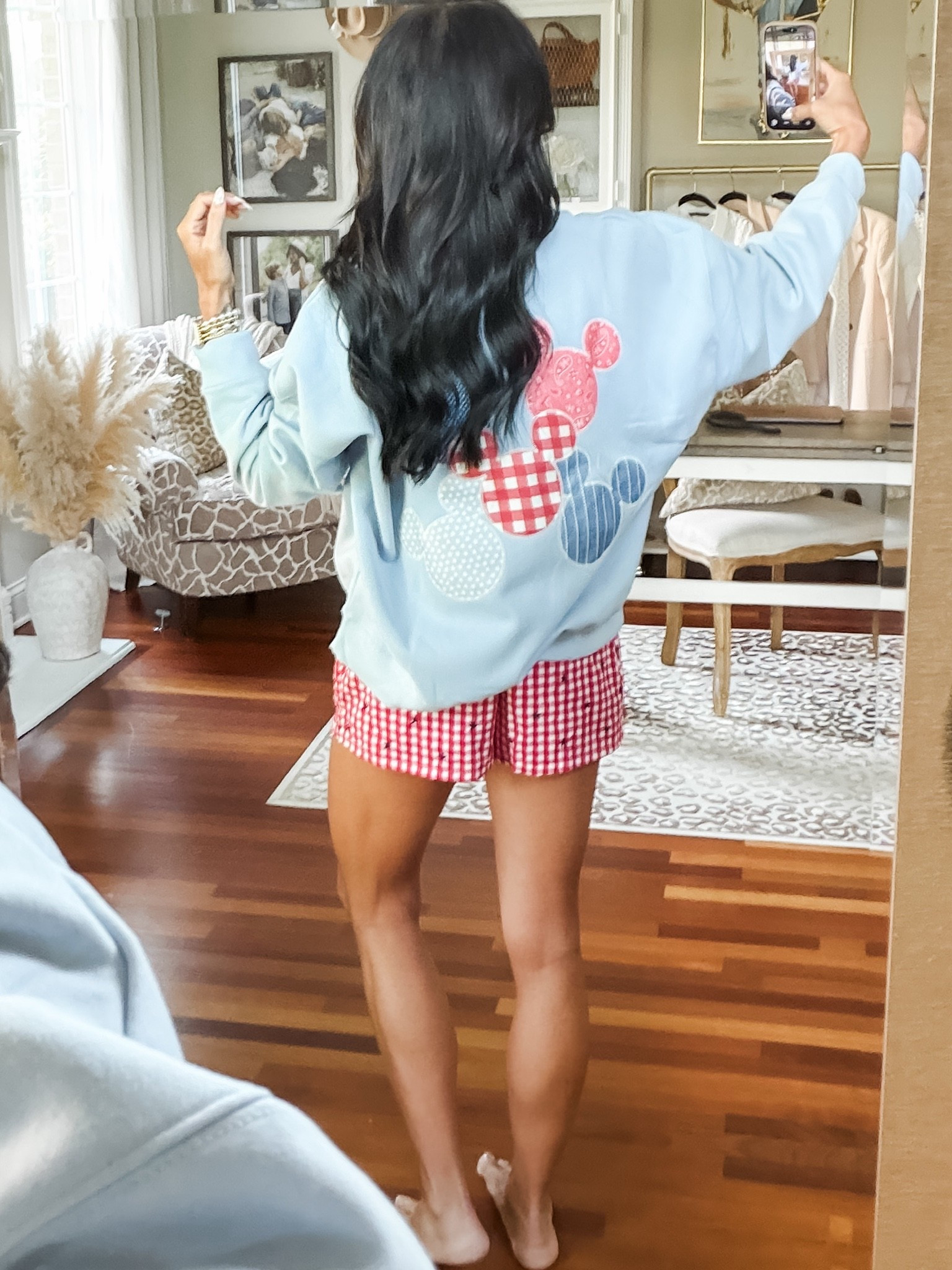 This red white and blue Mickey sweatshirt is too cute!
Xl sweatshirt
Small shorts 
@Target

#LTKootd #LTKSeasonal #LTKSaleAlert