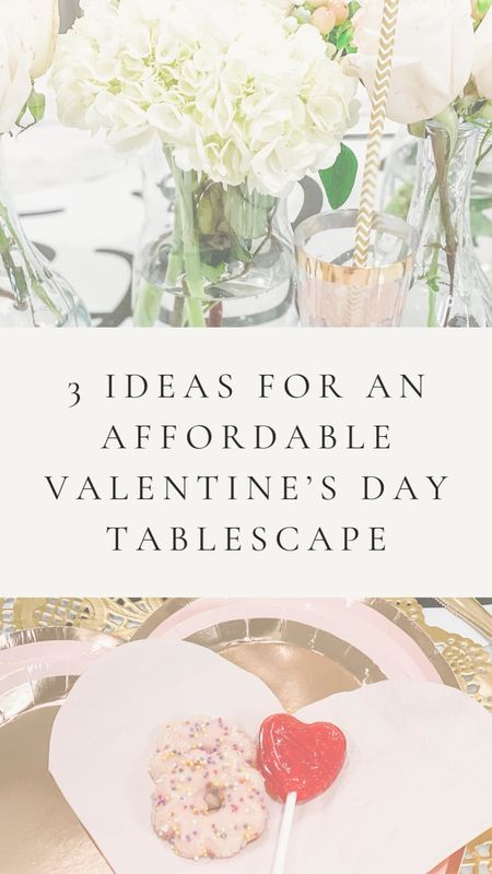 Hosting #galentines or planning a date at home this #valentinesday - here are 3 tips to creating an affordable #tablescape 

#LTKSeasonal #LTKhome #LTKparties