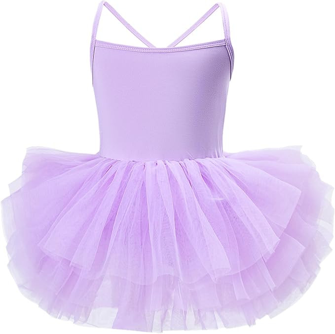 Tutu.kk Toddler Girls Ballet Skirted Leotards Strap Tutu Dress Party Outfits for Dance 18Months t... | Amazon (US)