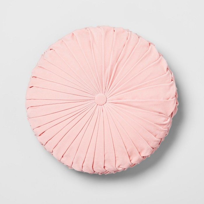 Pleated Velvet Round Throw Pillow - Opalhouse™ | Target