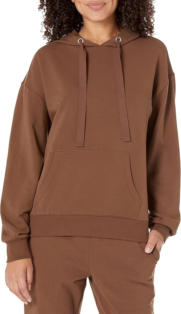 The Drop Women's Remi Loose French Terry Long Sleeve Hoodie Sweatshirt | Amazon (US)