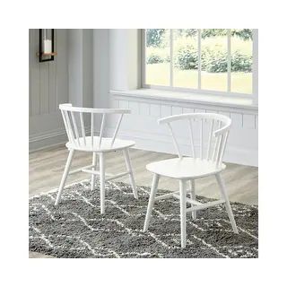 Grannen White Dining Room Side Chair Set of 2 - 22"W x 21"D x 30"H | Bed Bath & Beyond