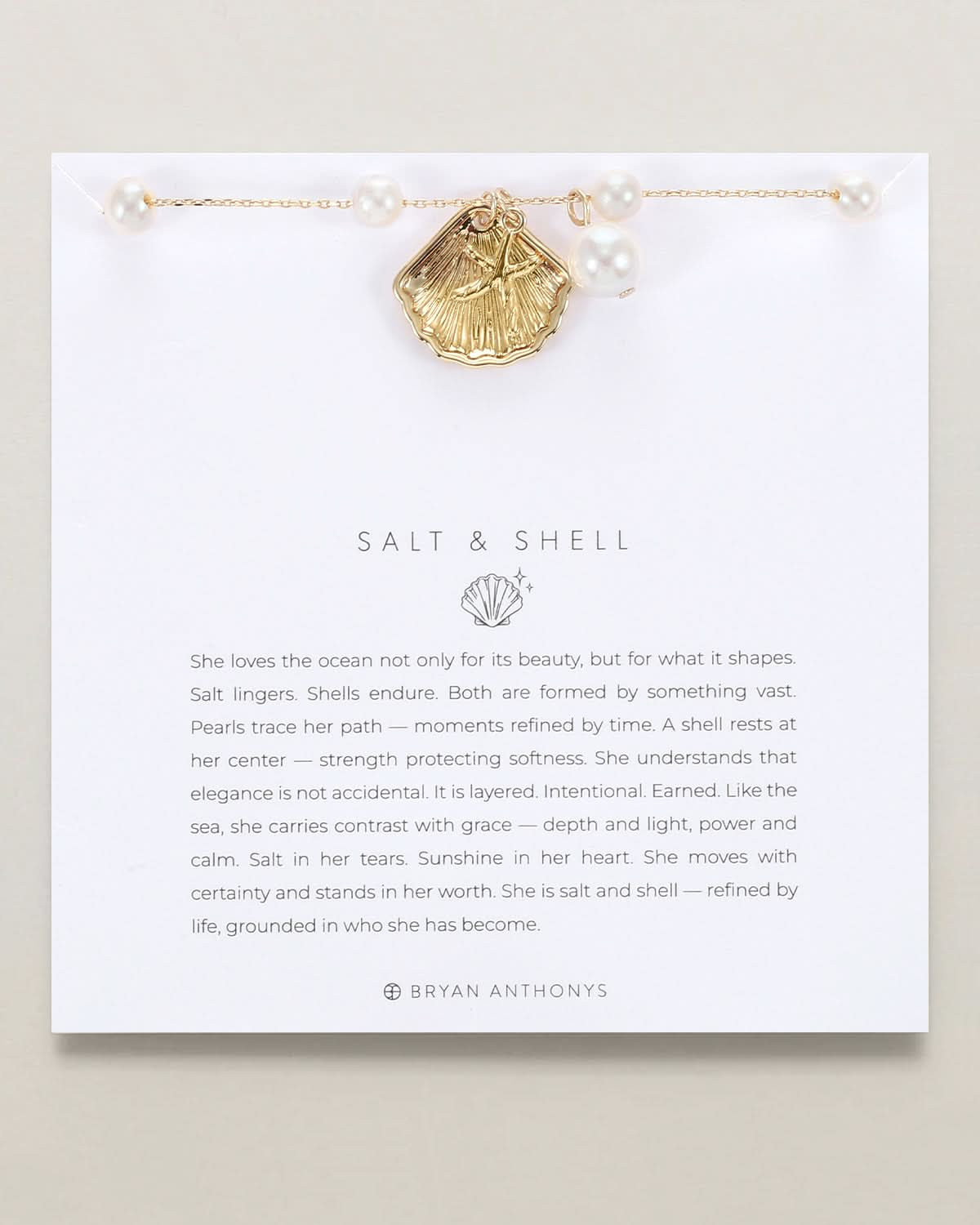Salt & Shell Necklace | Bryan Anthonys
