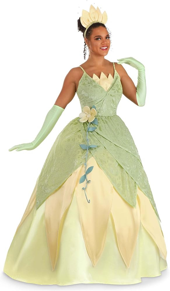 Disney Princess & The Frog Princess Tiana Costume for Women | Authentic Adult Disney Princess Cos... | Amazon (US)