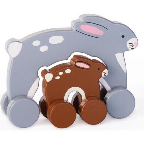 Mommy and Baby Rolling Toy, Bunny | Maisonette