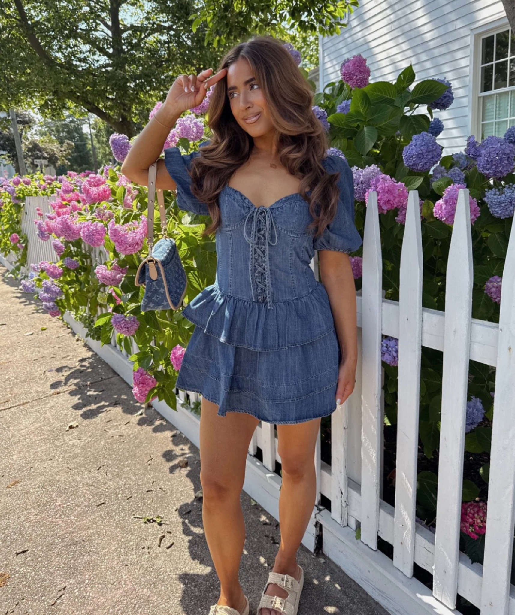 Cute meets classic 💙 This structured puff sleeve denim dress is your go-to for effortless charm and all-day style—perfectly tailored for sunny strolls and weekend adventures. 

#LTKTravel #LTKStyleTip #LTKParties