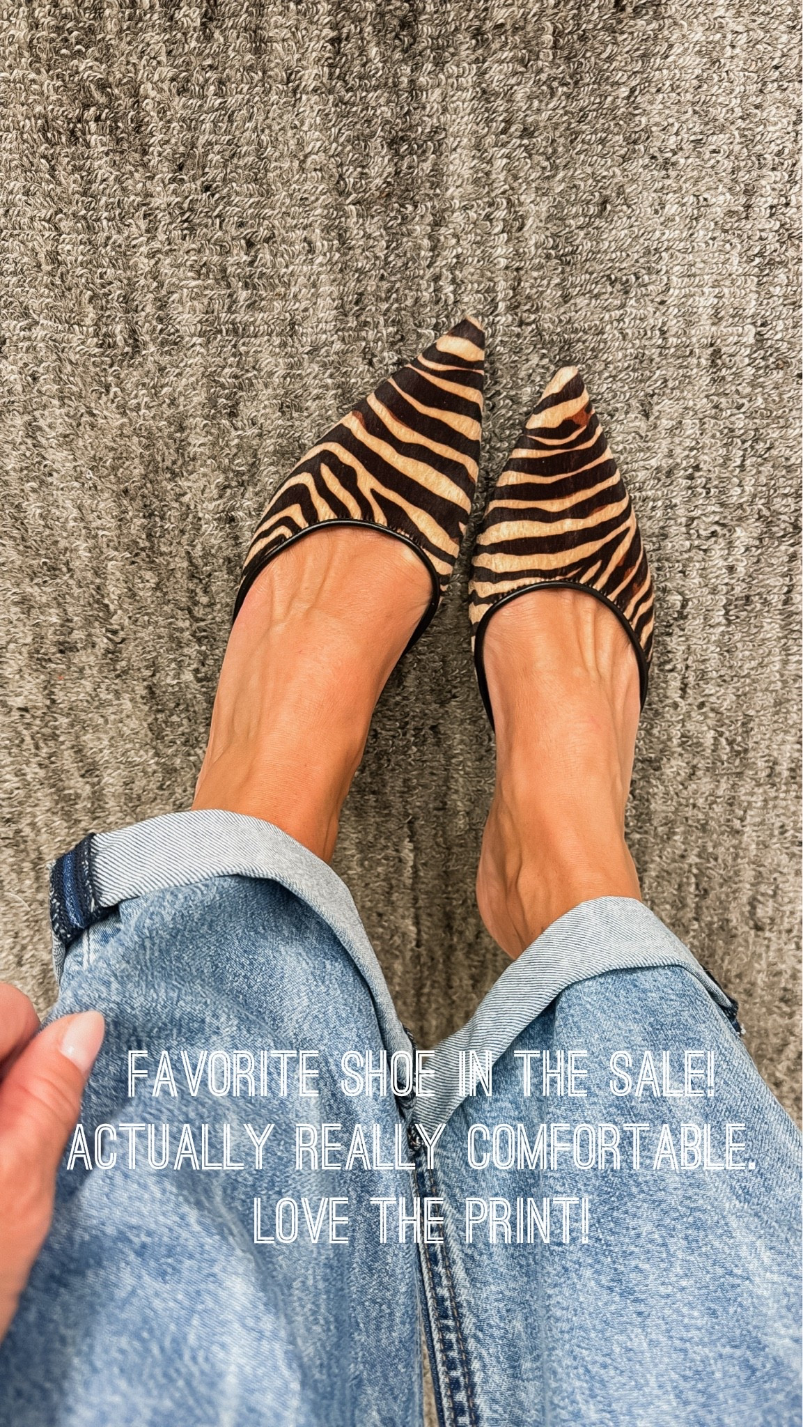 Love the zebra print. These mules will be on repeat. TTS.

#LTKSaleAlert #LTKOver40