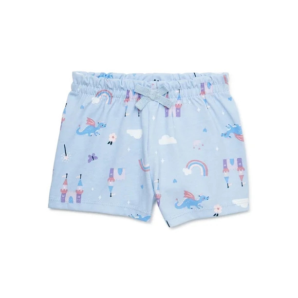 Garanimals Baby Girls Paperbag Short, Sizes 0-24 Months | Walmart (US)