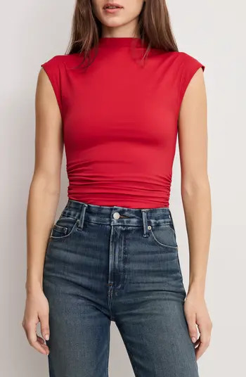 Good American Weightless Mock Neck Bodysuit | Nordstrom | Nordstrom