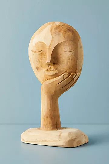 Visage Sculpture Decorative Object | Anthropologie (US)