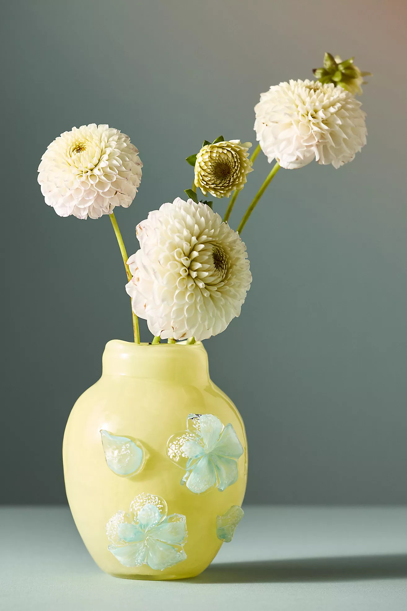 Nora Handmade Floral Glass Vase | Anthropologie (US)