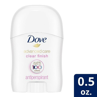 Dove Beauty Mini Advanced Care Invisible Clear Finish Antiperspirant & Deodorant Stick - Travel Size - 0.5oz | Target
