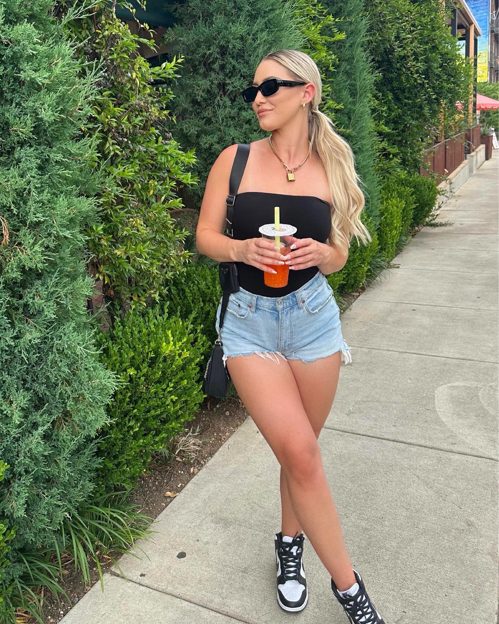 Bodysuit linked on my tiktok!
Wearing a 6 in the shorts 