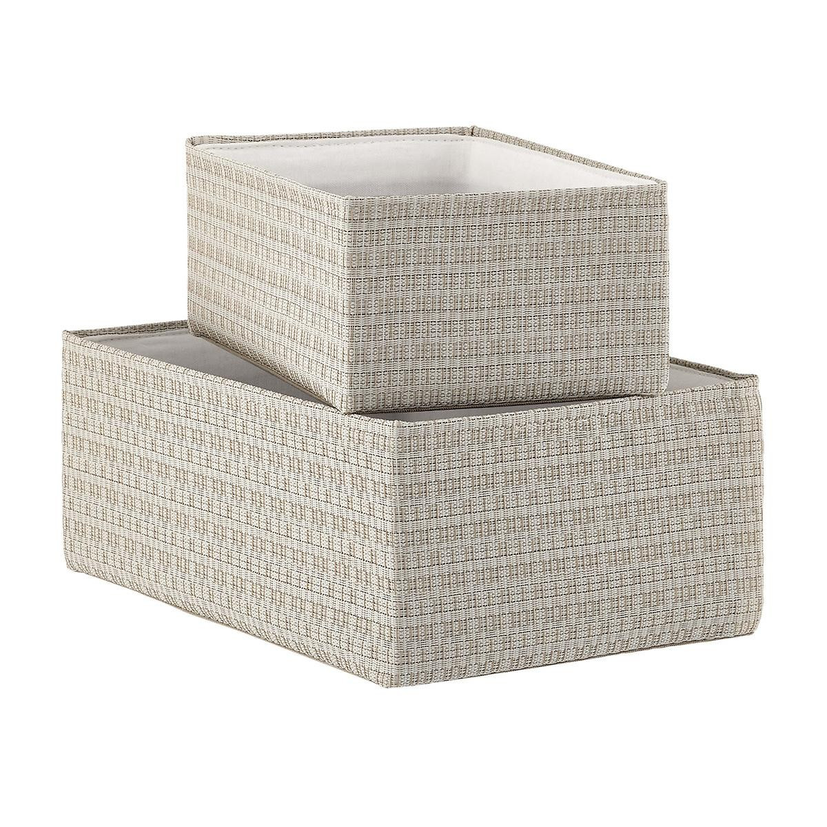 Medium Kiva Storage Bin Linen | The Container Store