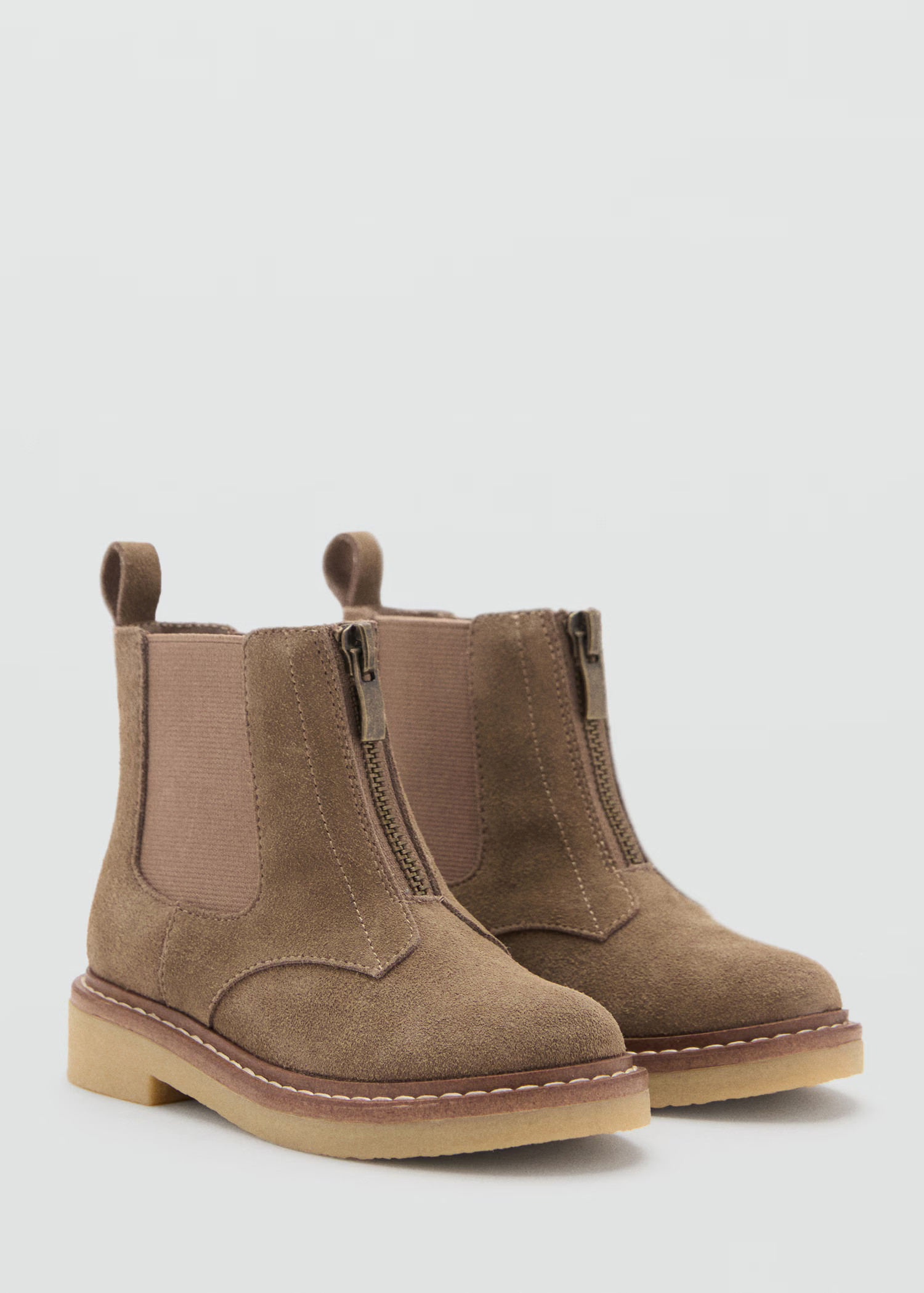 Suede leather ankle boots | Mango (US/MX/AU)