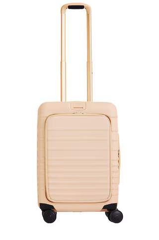 BEIS The International Carry-On Luggage in Beige from Revolve.com | Revolve Clothing (Global)