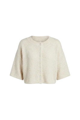 Hailey Knit Cardigan Oyster | VRG Grl