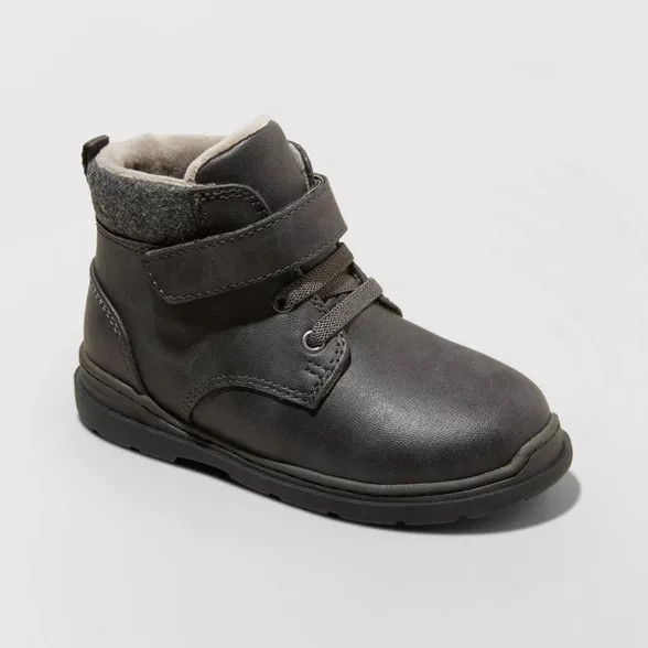 Toddler Boys' Jermaine Fashion Boots - Cat & Jack™ Gray | Target