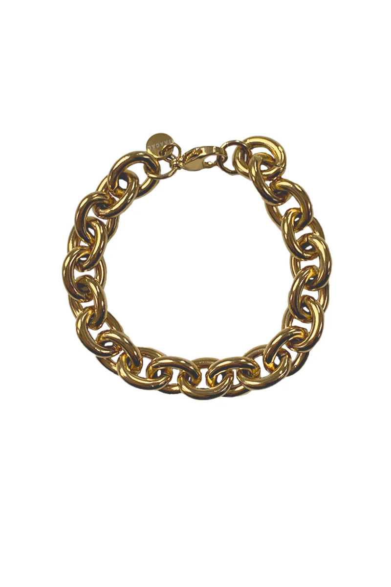 Chunky O Gold Chain Bracelet | BAACAL Limited, LLC