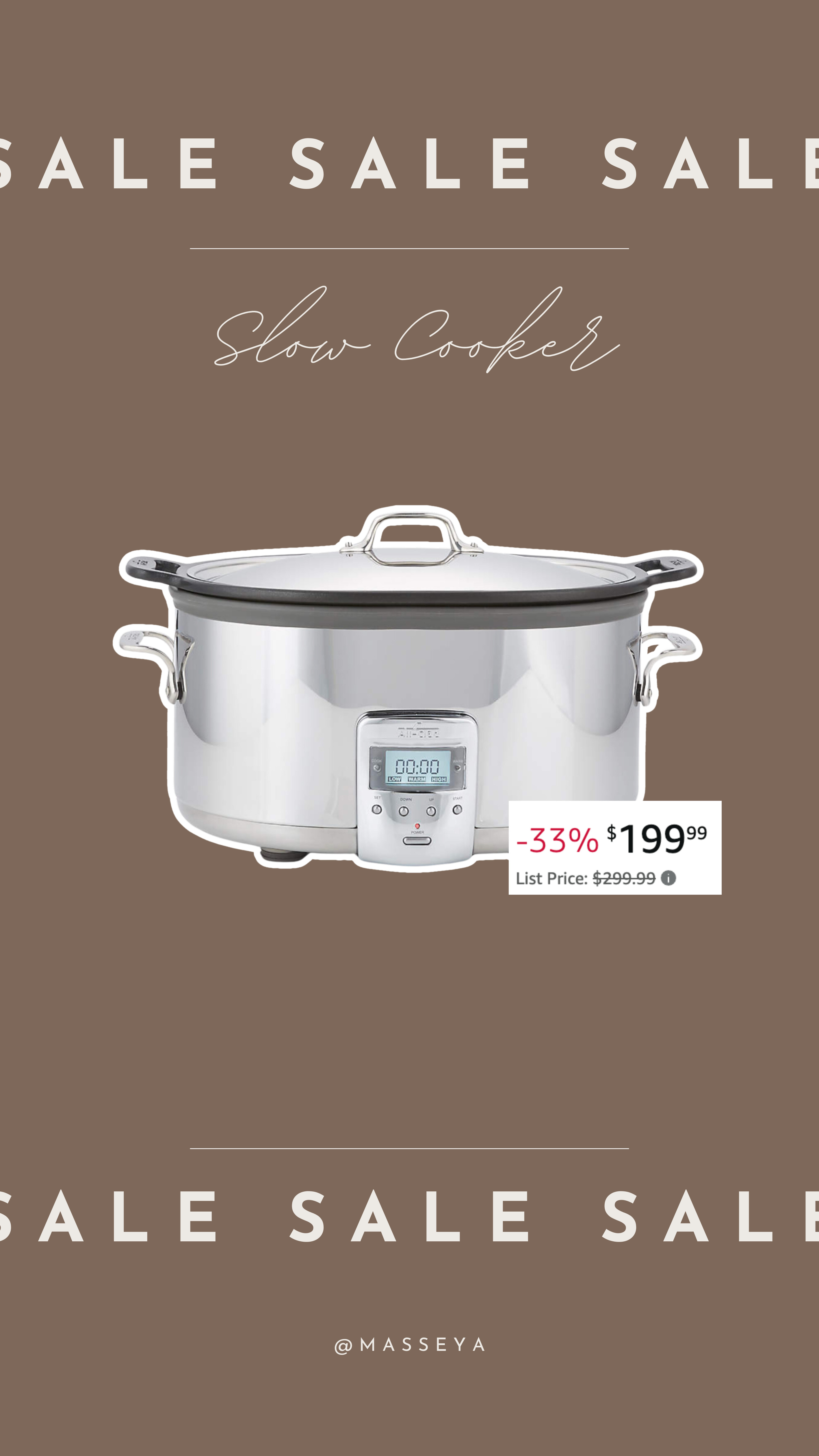 our slow cooker is on major sale part of the amazon big spring sale! 

slow cooker, amazon spring sale, kitchen essentials 

 #LTKSeasonal #LTKSaleAlert