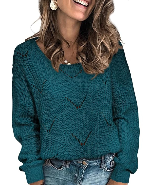 Dokotoo Sweaters Pullover Tops | Amazon (US)