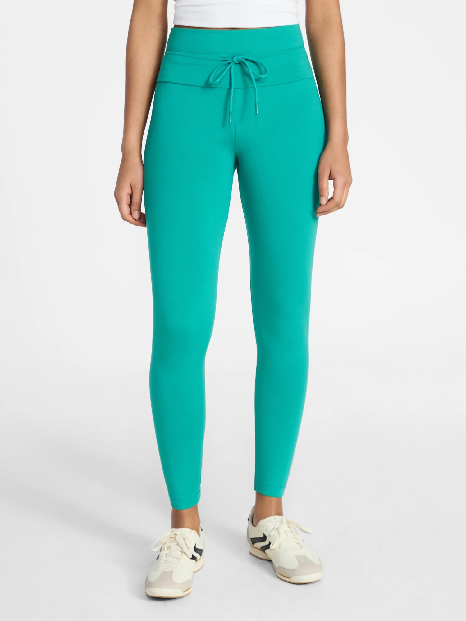 No Boundaries Tie Front Leggings, 26.5" Inseam, Women's XXS-1X | Walmart (US)