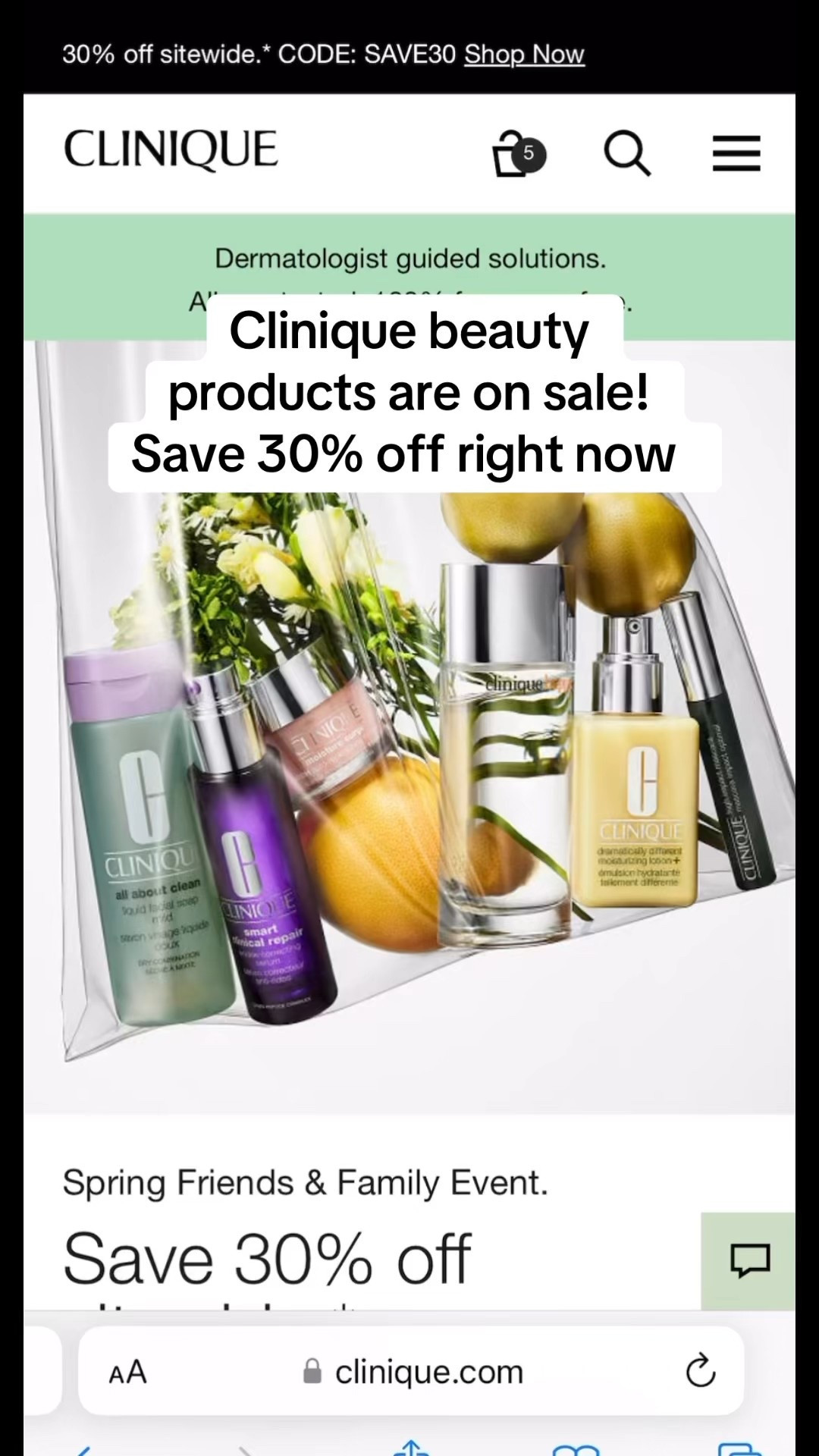 Stocking up on my favorite Clinique beauty items such as the cleansing balm. Love how it removes my makeup 🙌🏼 Trying new items too.. check them out 

#LTKWatchNow #LTKBeauty #LTKSpringSale