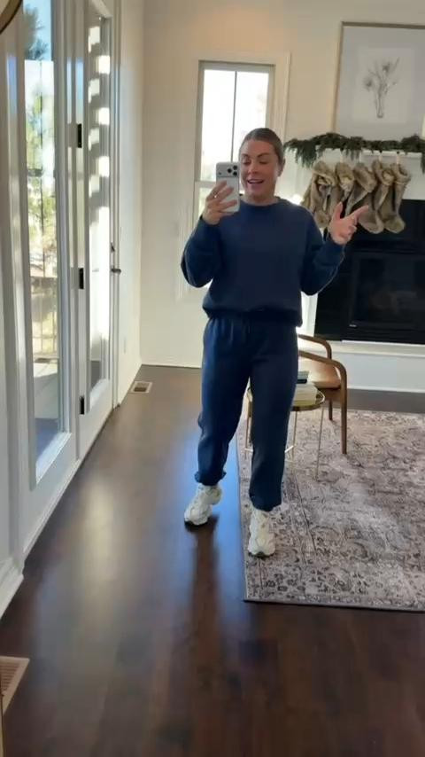 This Reebok crewneck and jogger set from Walmart is my go-to for looking sporty without trying. Effortless comfort meets off-duty energy 💪🩶☕  
#WalmartFinds #ReebokStyle #Athleisure #OOTD #ComfyFit #LTKStyle #AffordableFashion #CasualOutfit #EverydayLook #StreetStyle   

 #LTKootd #LTKSeasonal #LTKActive