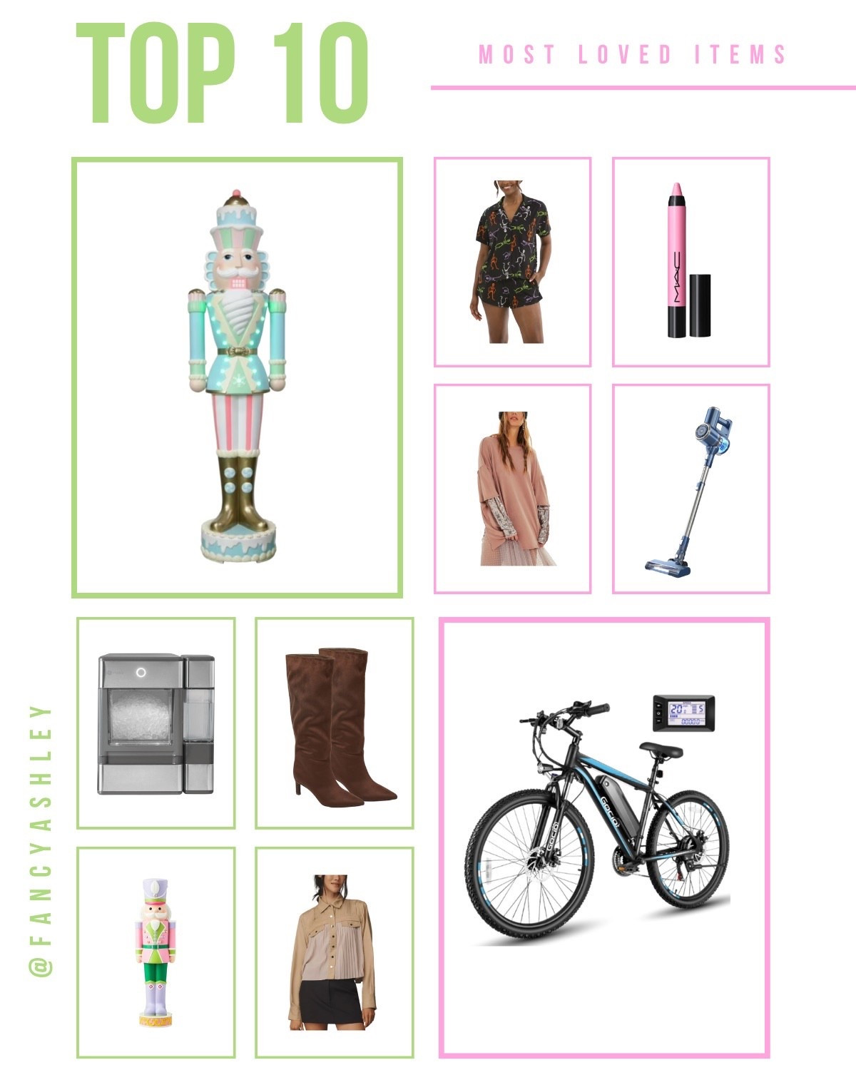 Your most loved from the week and we've got some fab faves that made this week's list. Walmart holiday and home finds are still grabbing the top spots - the cute nutcrackers will sell out so grab those early! The electric bike, vacuum, and my fave ice maker are all still on sale and make great holiday gifts. We've got a few cute new tops including a pleated top from Anthro and the cutest glam long sleeve that is a must grab - love both with jeans. If you haven't grabbed fall boots yet, Target shoe sale ends today! Also loving the new Mac lipstick find. So good! Weekly favorites | Walmart finds | holiday gifts | nutcracker decor | Target sale | Anthropologie top | nugget ice maker | fall boots | top 10

#LTKHoliday #LTKSeasonal #LTKHome