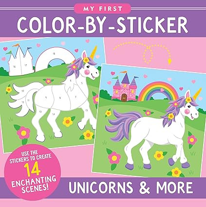 My First Color-by-Sticker Book - Unicorns & More | Amazon (US)