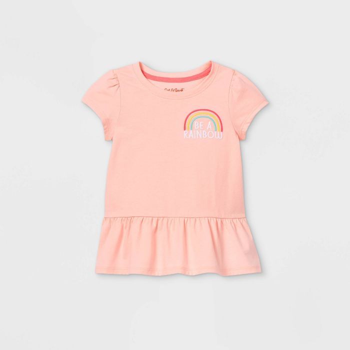 Toddler Girls' Peplum T-Shirt - Cat & Jack™ | Target