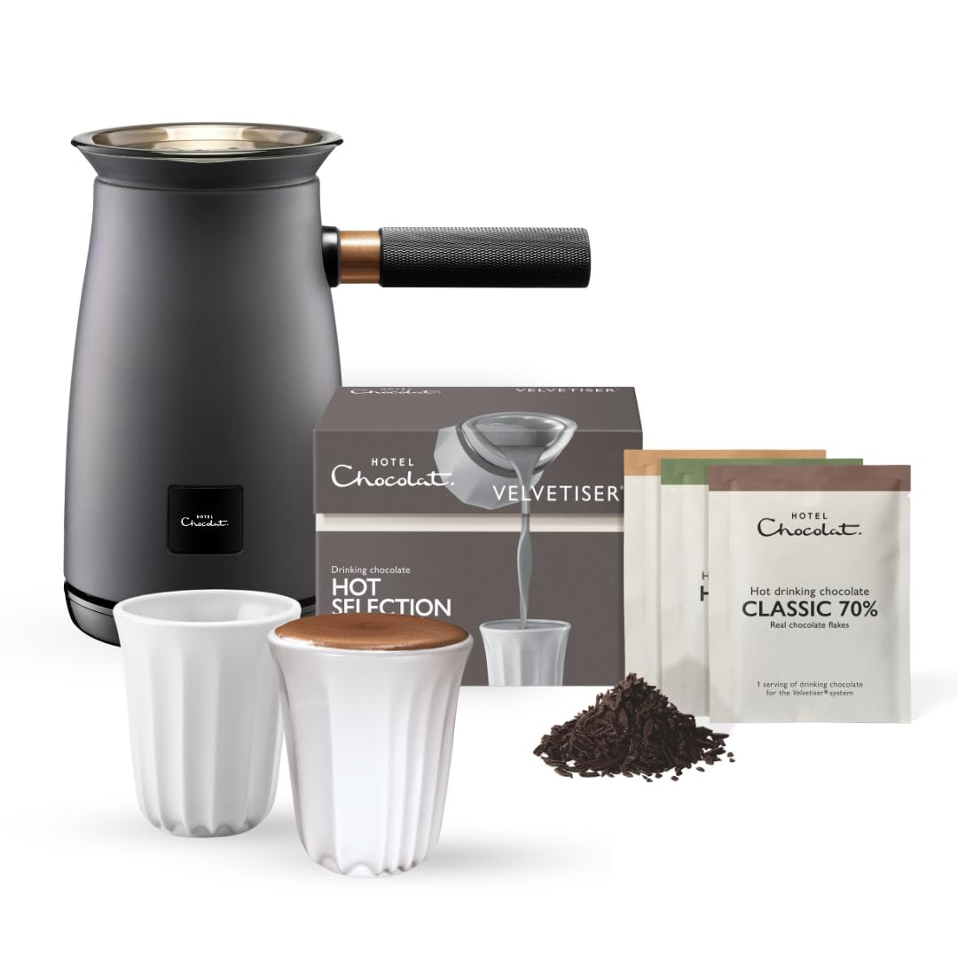 Hotel Chocolat Velvetiser - In-Home Hot Chocolate Machine - Barista-Grade Hot Chocolate Maker - C... | Amazon (US)
