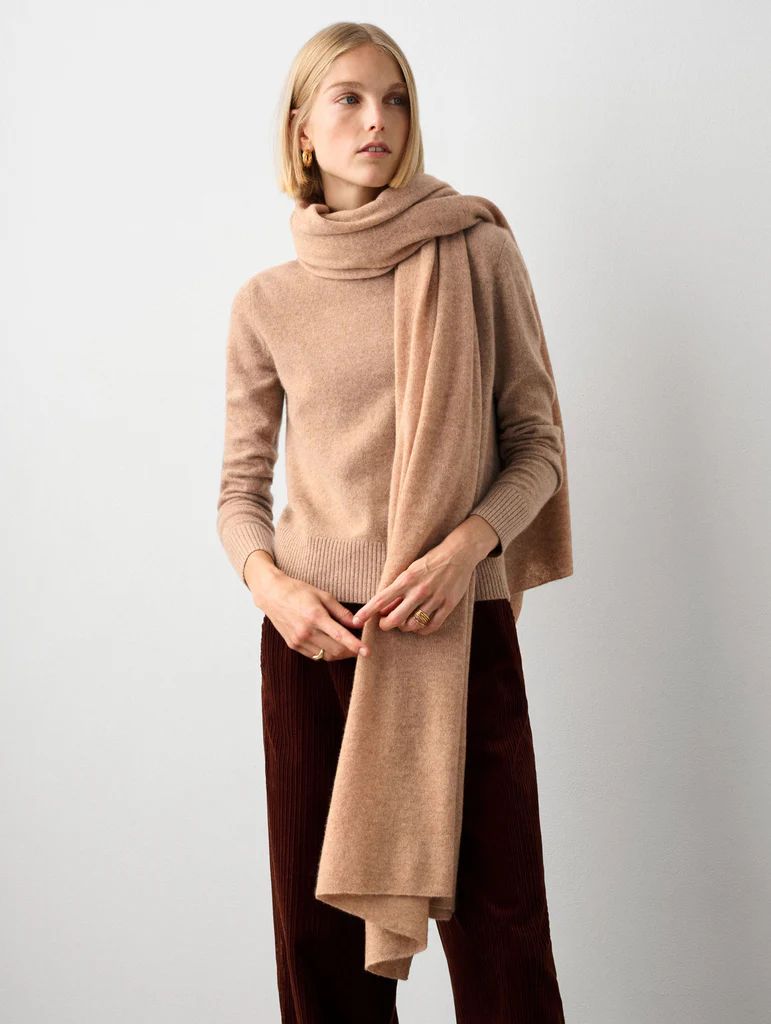 Cashmere Travel Wrap | White and Warren