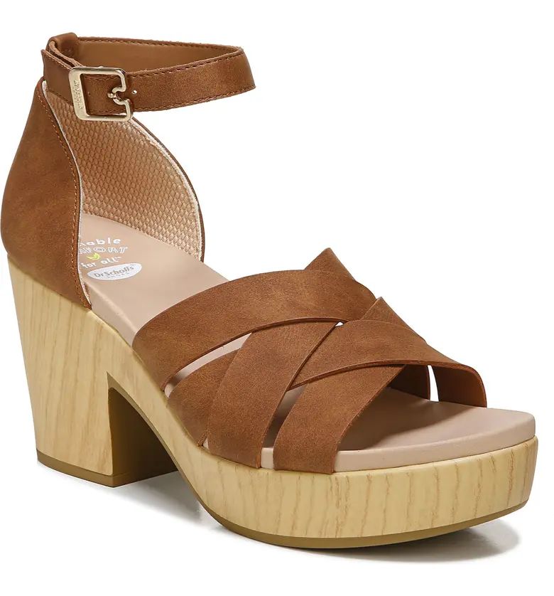 Dr. Scholl's Blissful Ankle Strap Platform Sandal | Nordstrom | Nordstrom