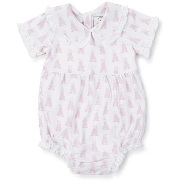 SALE Council Girls' Pima Cotton Bubble - Bunny Tails Pink | Lila and Hayes