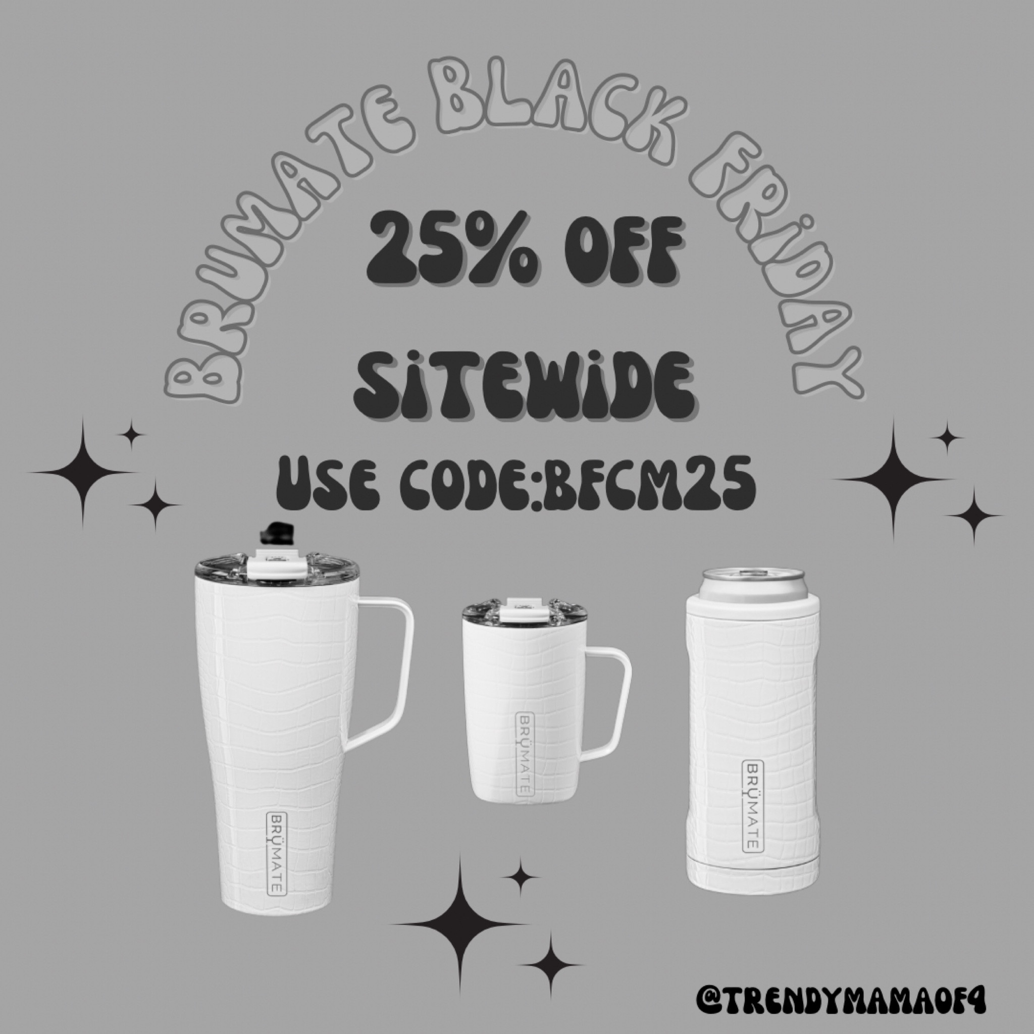 Brumate Early Black Friday Sale
25% off sitewide
Use code: BFCM25 
#giftsforher #giftsforhim #brumate #giftguide #giftideas 

#LTKHoliday #LTKsalealert #LTKGiftGuide