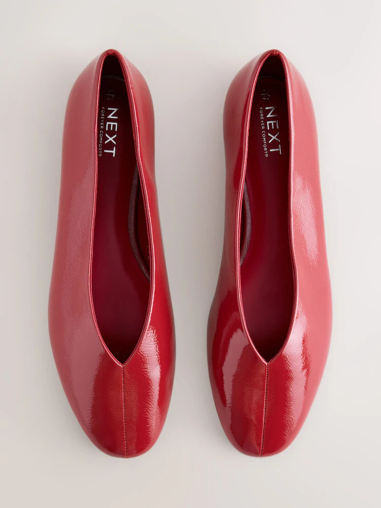 Red Forever Comfort\u00ae High Cut Ballet Flats | Next US