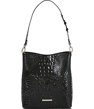 BRAHMIN Melbourne Collection Celina Bucket Shoulder Bag - Black | Dillard's