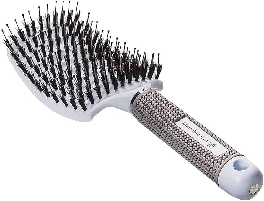 Boar Bristle Hair Brush set – Curved and Vented for Wet and Dry Detangling Hair Brush for Women... | Amazon (US)