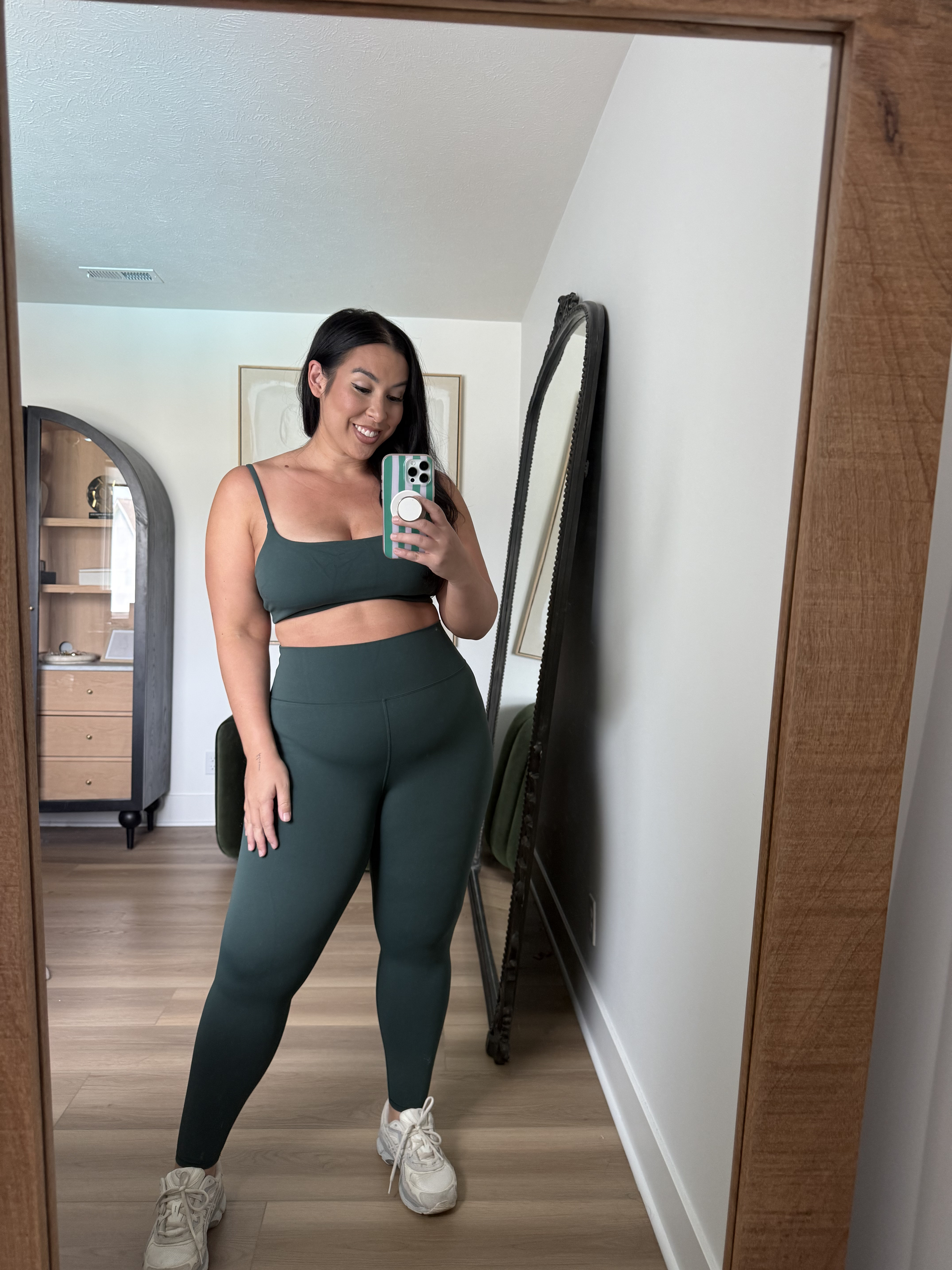 The color of this set is everything for fall! 
Wearing XL in both pieces.

vuori, leggings outfit, workout set, matching set, mom outfits, athleisure, mid size outfits 

 #LTKootd #LTKfitnessgoals #LTKMidsize