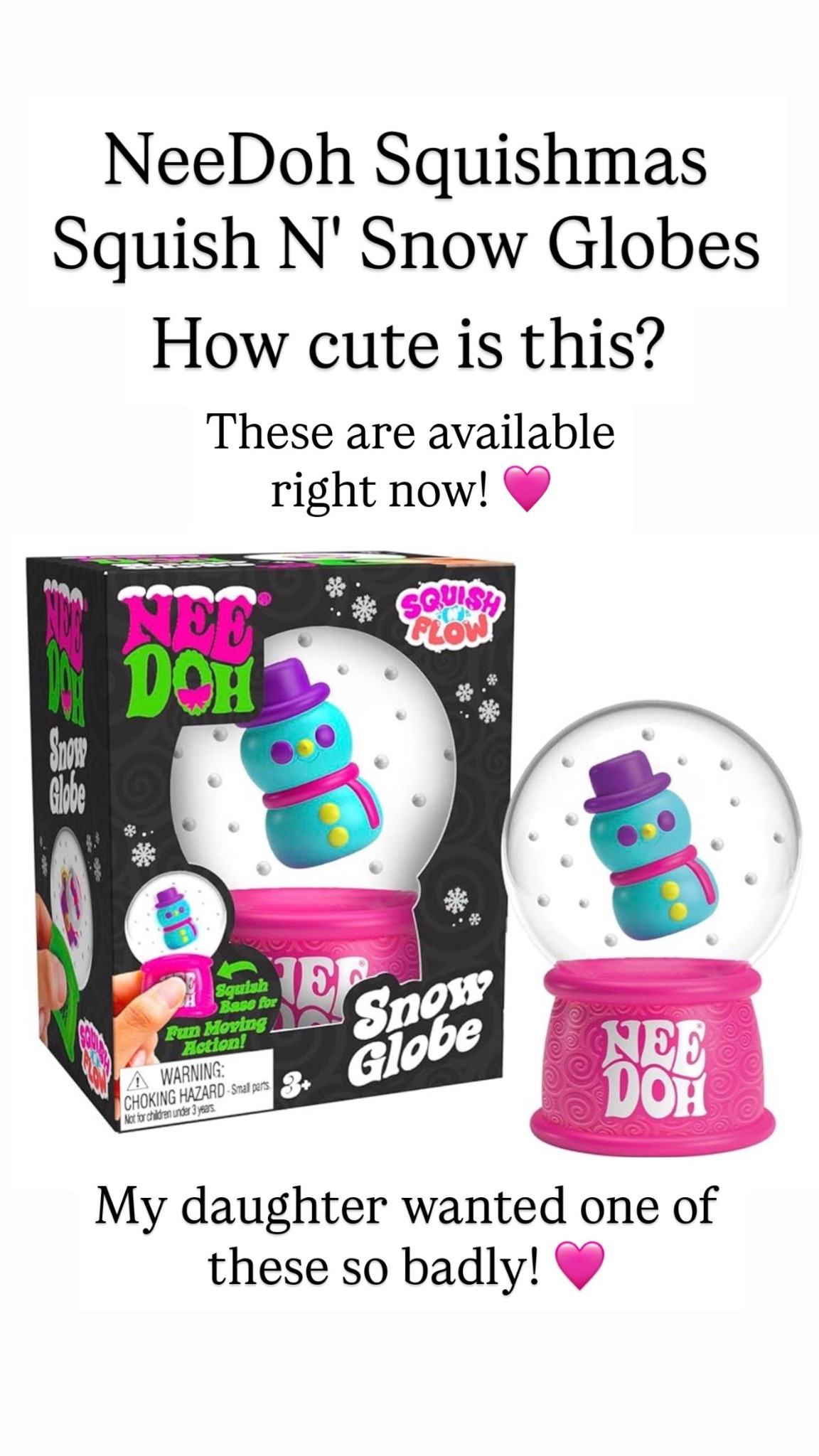 NeeDoh Squishmas Squish N' Snow Globes

#LTKKids