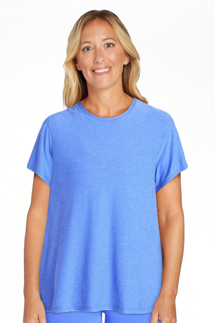 Athletic Works Women's and Women's Plus Relaxed ButterCore Tee with Short Sleeves, Sizes XS-4X | Walmart (US)