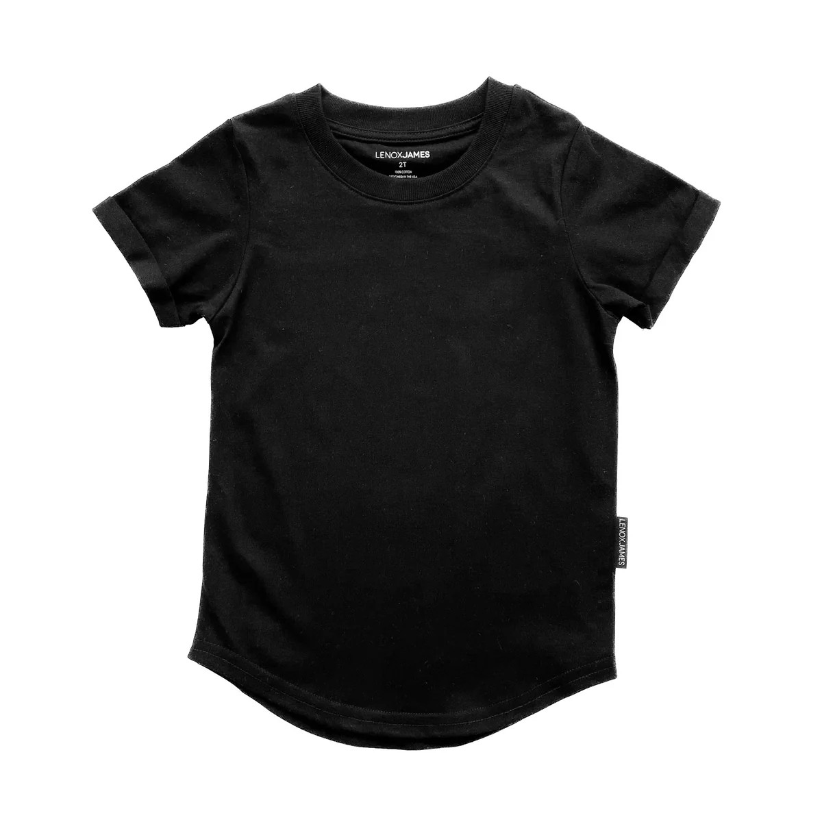 BASIC TEE - BLACK | LENOX JAMES
