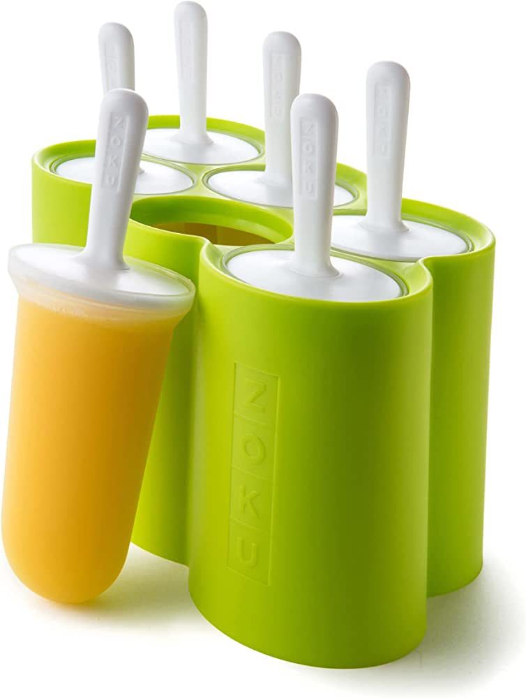 Zoku Classic Pop Molds, 6 Easy-release Popsicle Molds With Sticks and Drip-guards, BPA-free | Amazon (US)