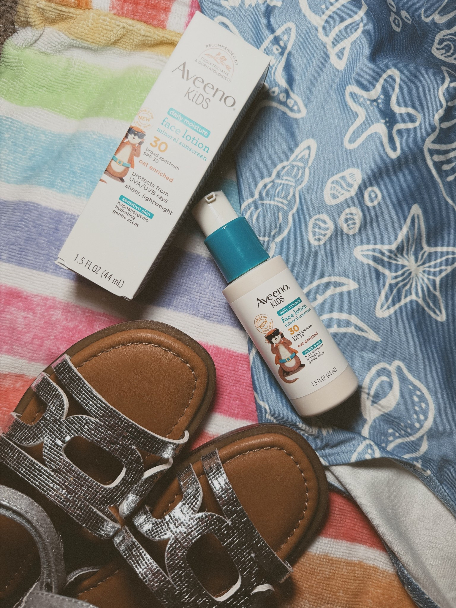 If you’re looking for a gentle face lotion and sunscreen for your little one, we love Aveeno kids! 

#LTKKids #LTKTravel #LTKSwim